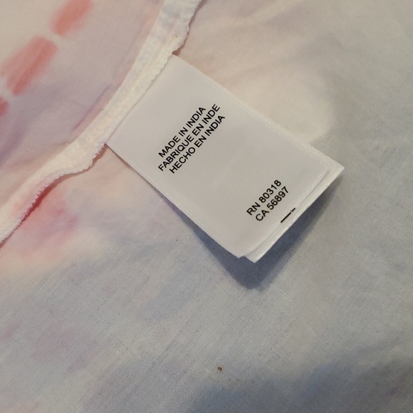Lucky Brand Tie Dye Blouse SZ XS - Picture 6 of 8